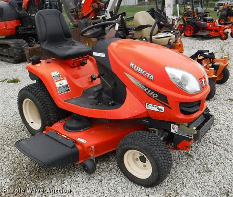54 cut, 3 cyl diesel engine, hydrostatic with cruise, power steering, new hood &amp; decals. . Kubota gr2110 hood for sale
